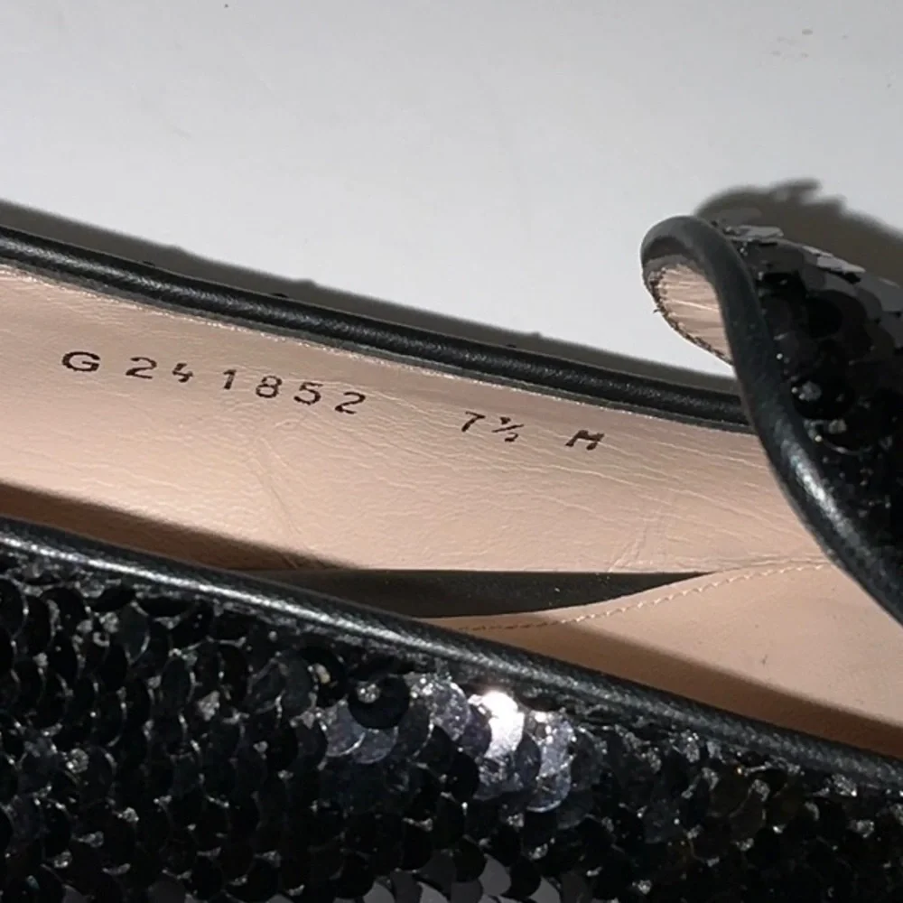 Stuart Weitzman Pipearky Sequined Loafers, 7.5